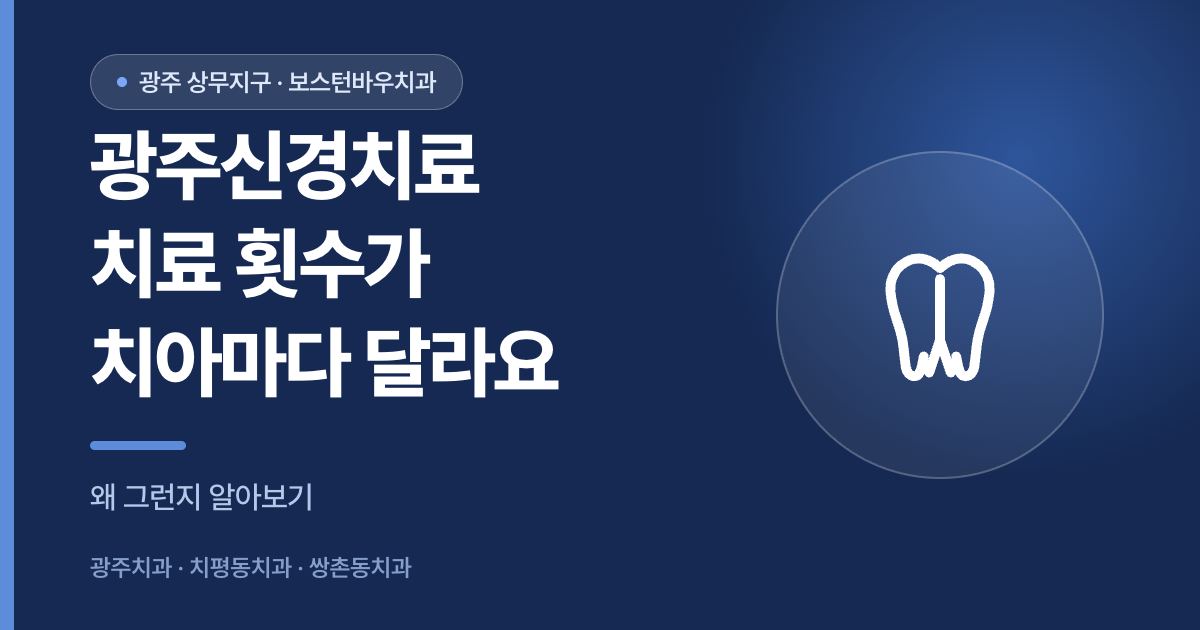 광주신경치료 치료 횟수가 치아마다 다른 이유를 설명하는 썸네일